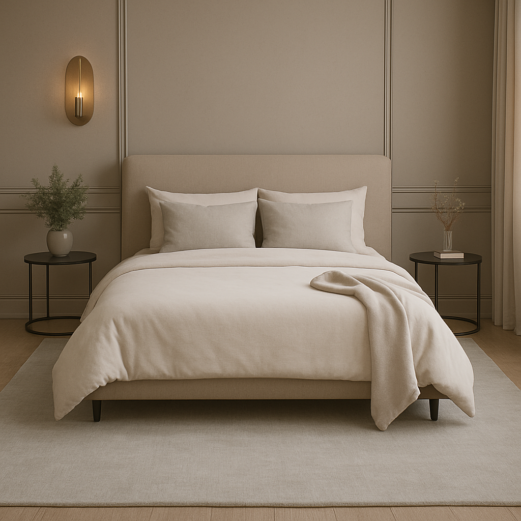 Tapis Creamstone | Laine de luxe tissée à la main