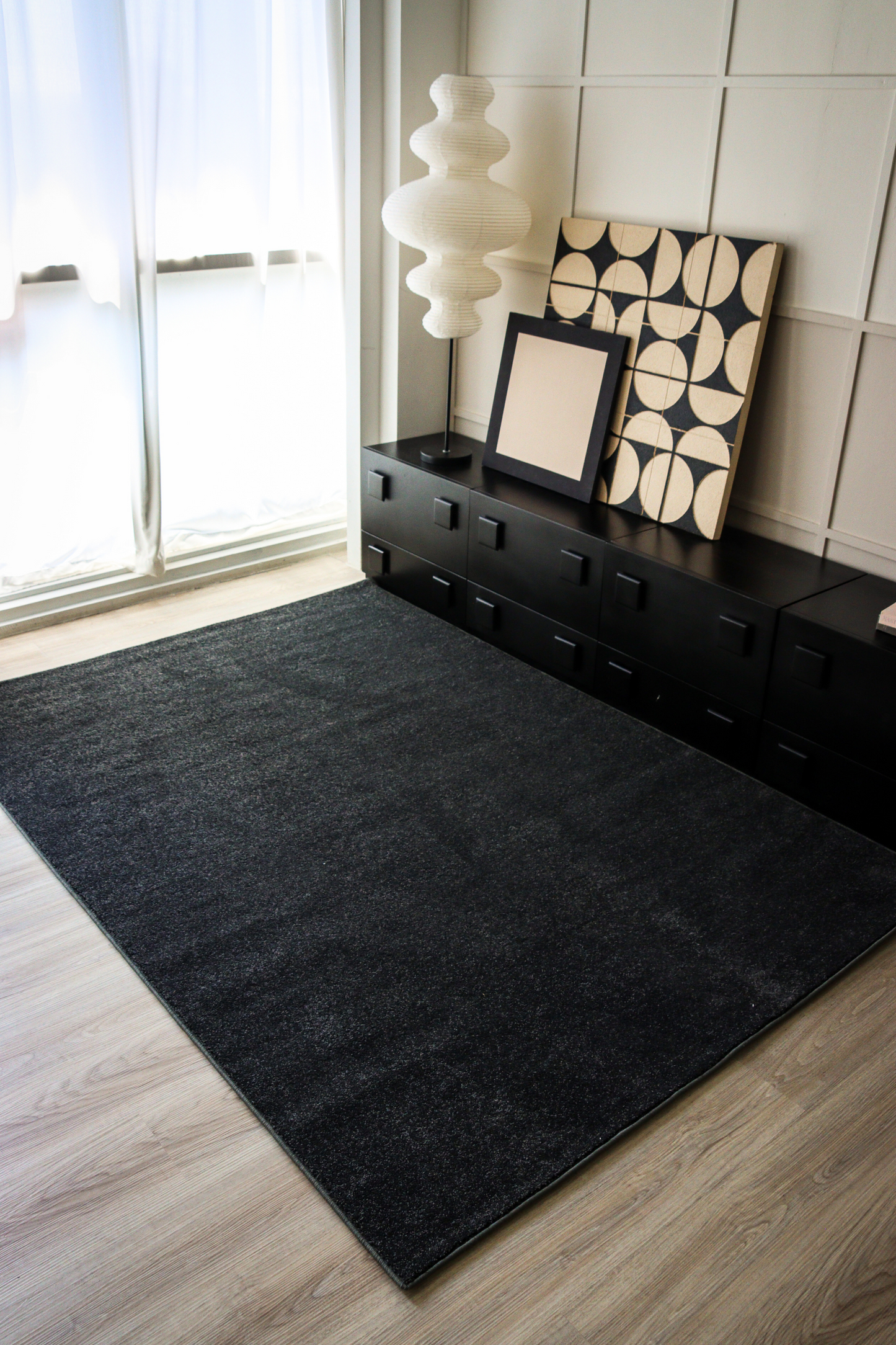 Tapis gris foncé | Série Essentiels intemporels