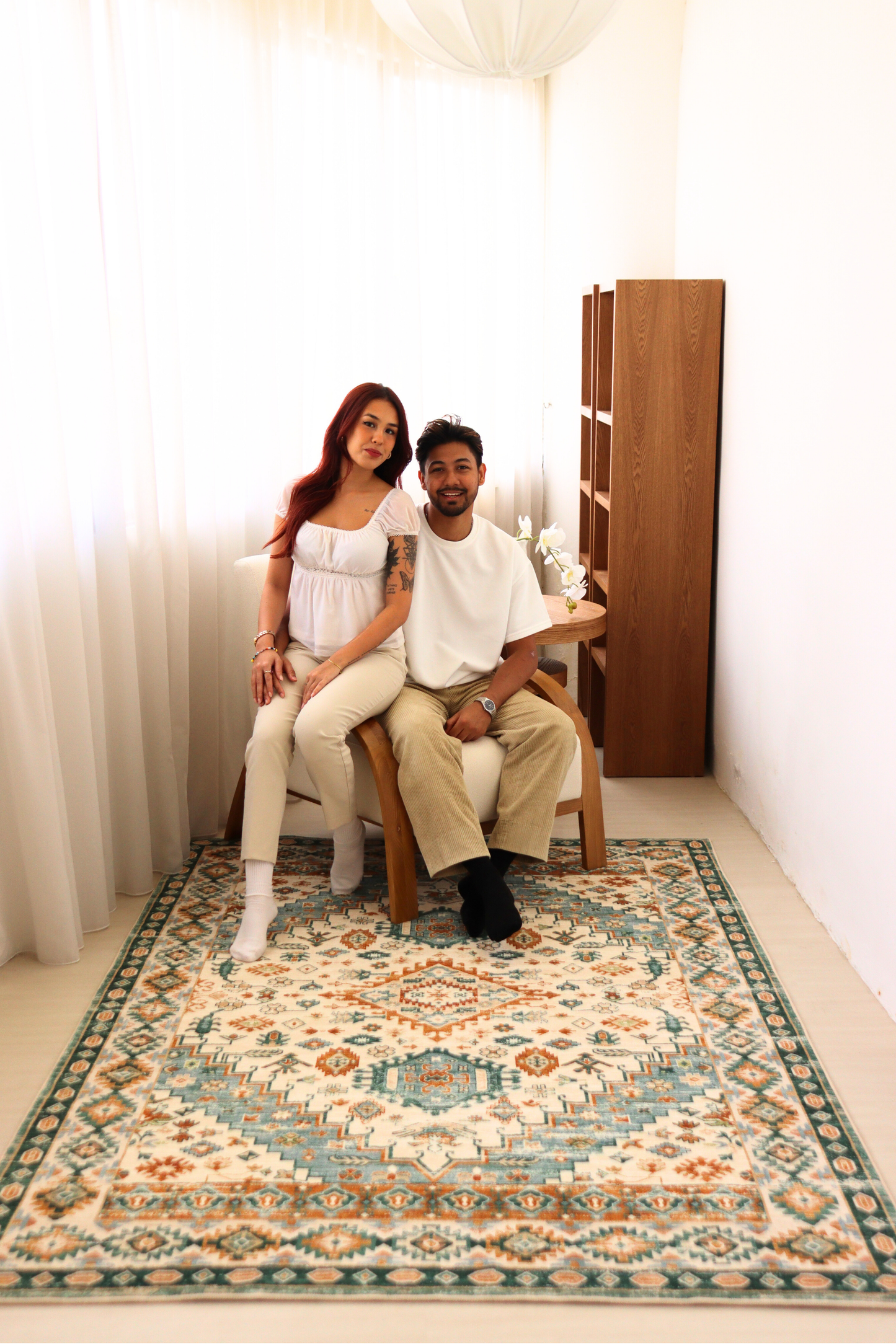 Tapis Emerald Jewel | Persan | Série Polyfibre Cachemire