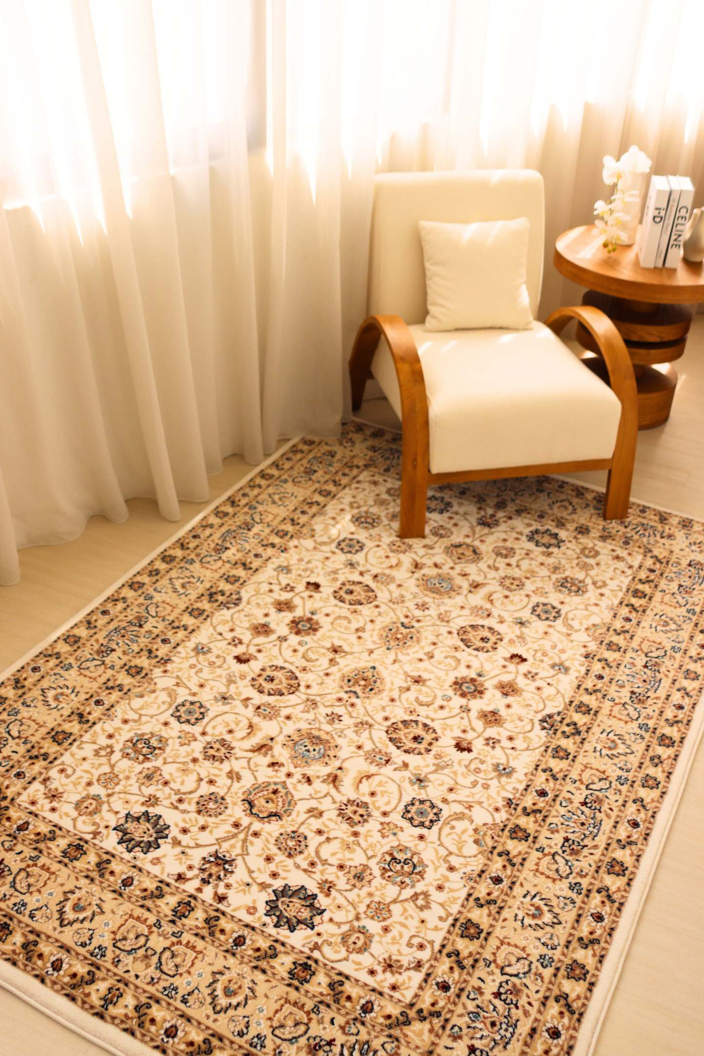 Tapis de jardin blanc | Al Safa | Série Royal Persian