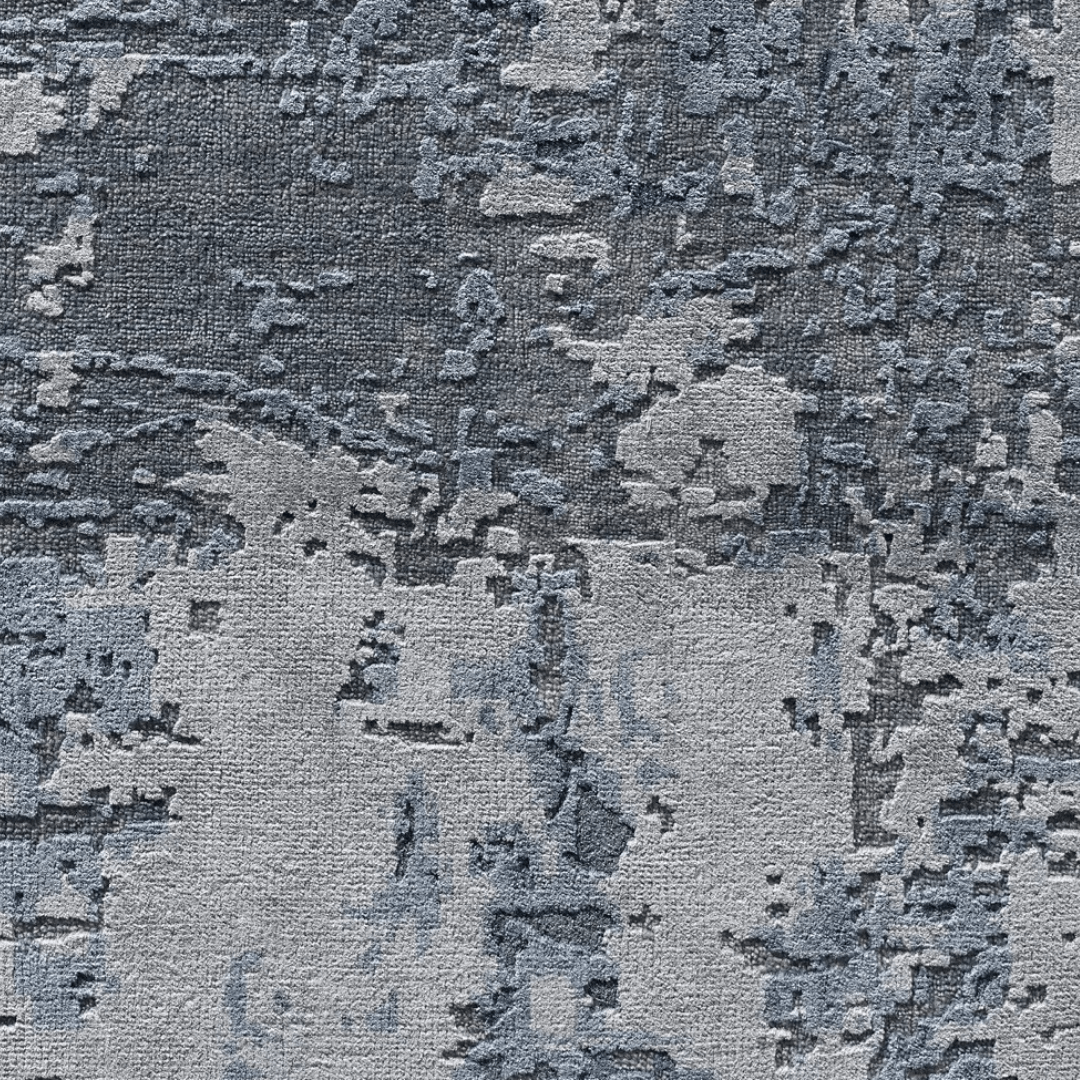Tapis Arctic Dusk | Laine et soie de luxe, noué à la main