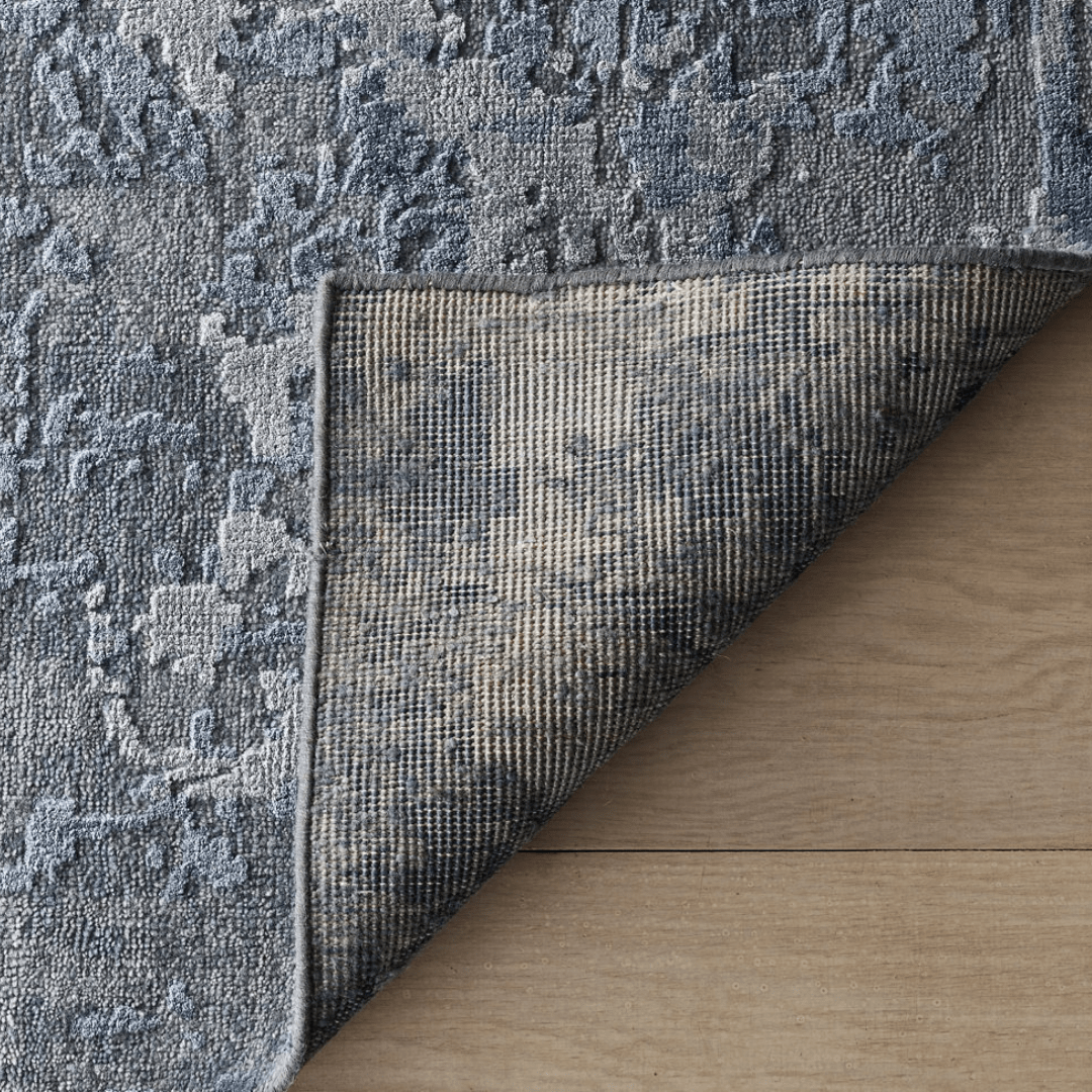 Tapis Arctic Dusk | Laine et soie de luxe, noué à la main
