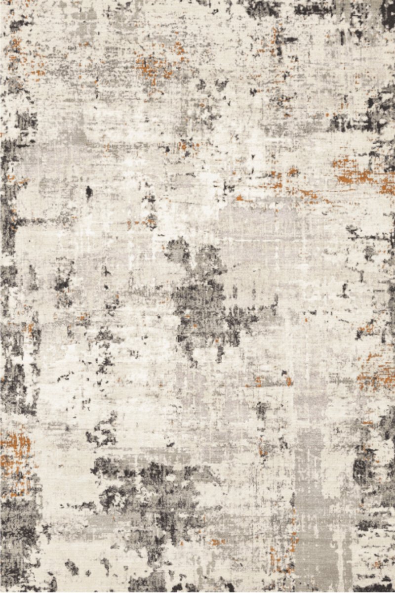 Tapis bronze anthracite | Moderne | Série Polyfibre Cachemire