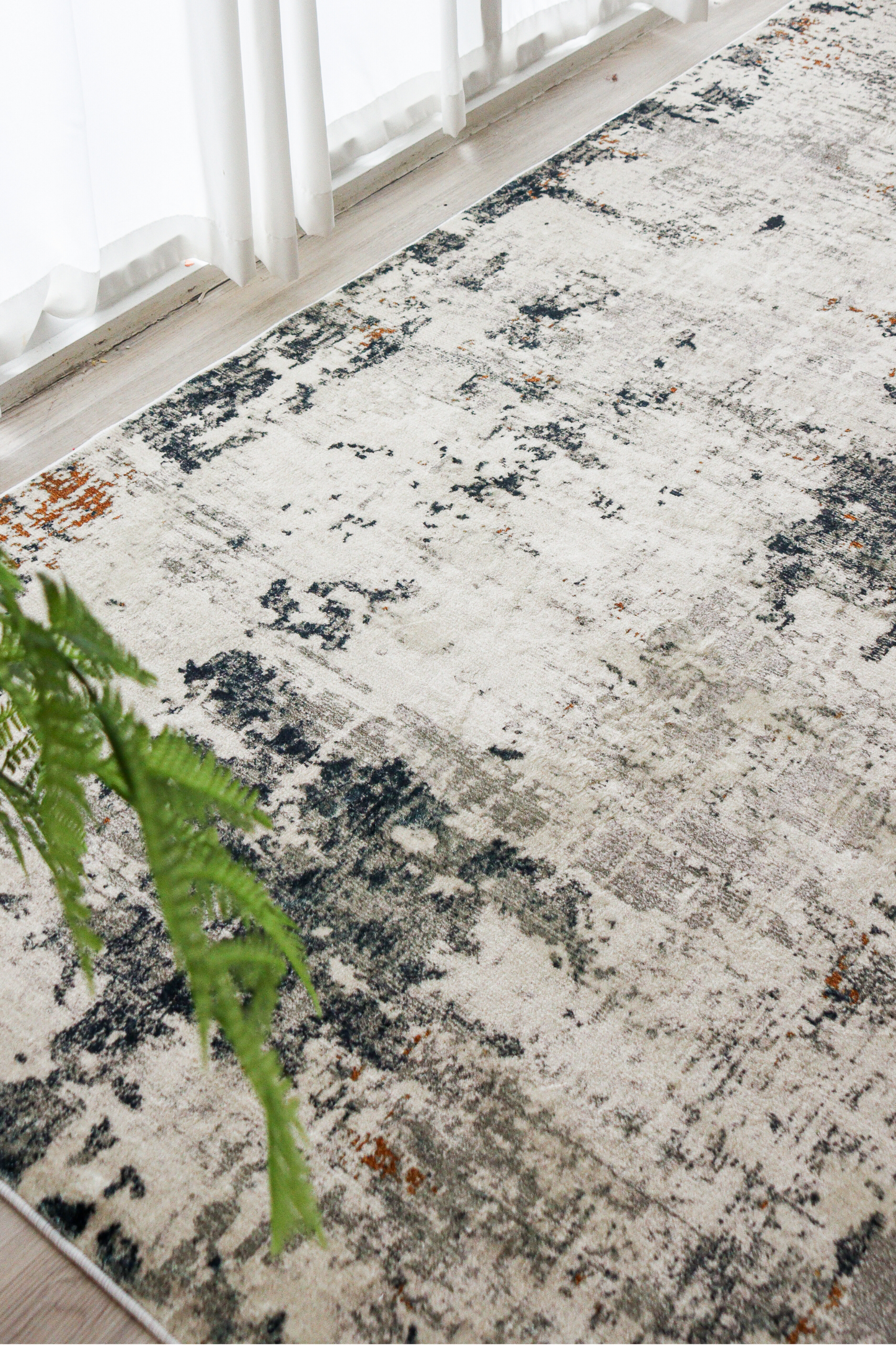 Tapis bronze anthracite | Moderne | Série Polyfibre Cachemire