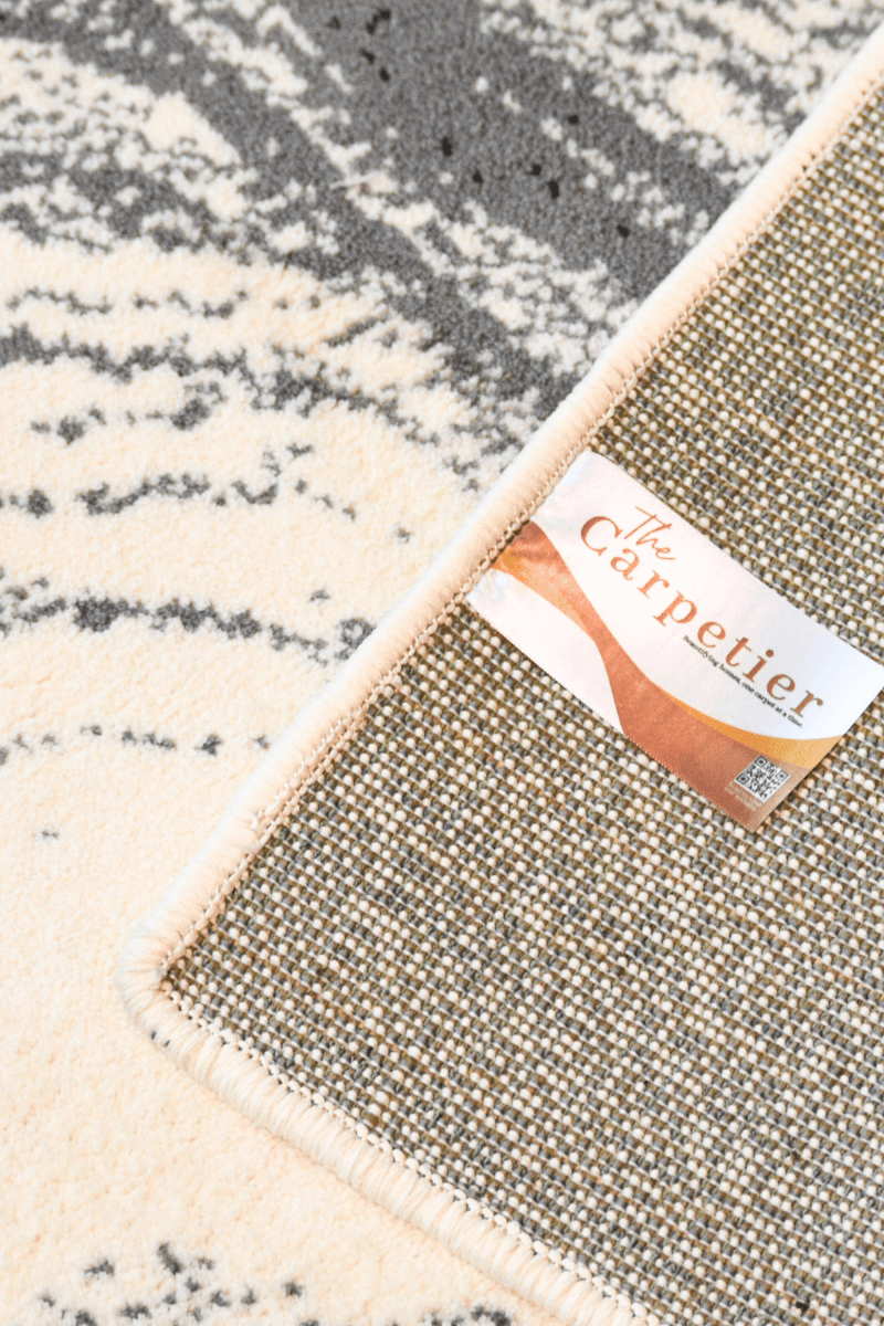 Tapis tourbillon d'encre | Série Wilton Dyed