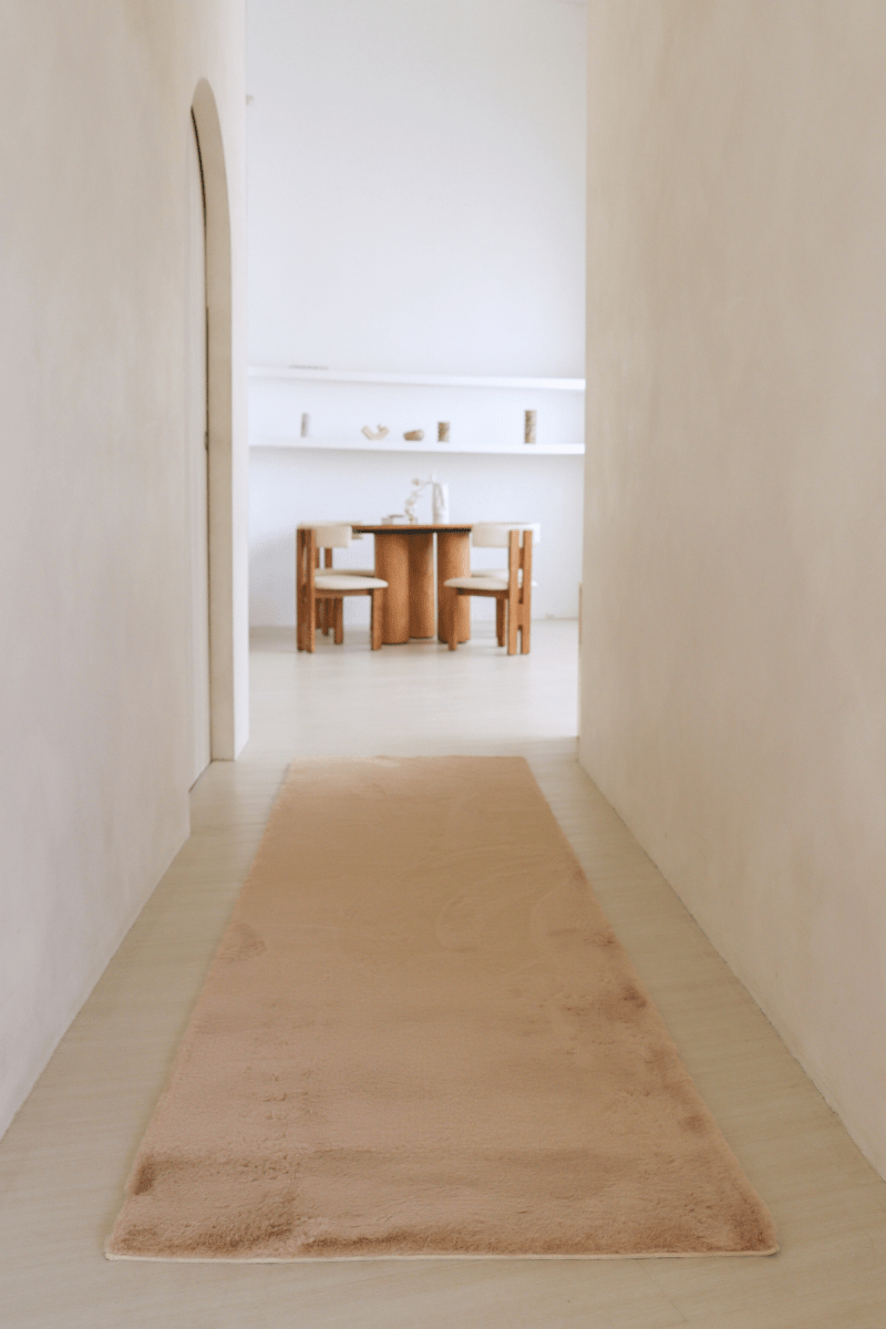 Tapis marron latte | Série Cloud Fur