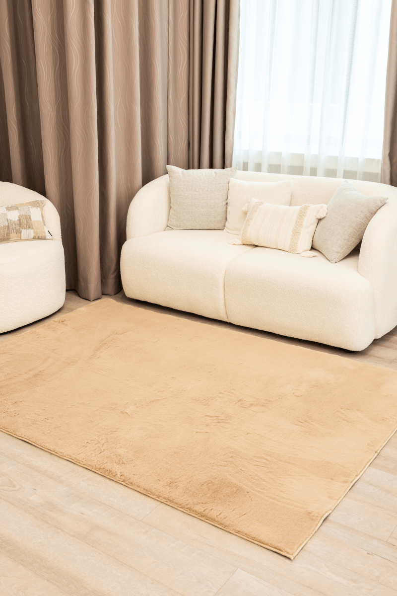 Tapis marron latte | Série Cloud Fur