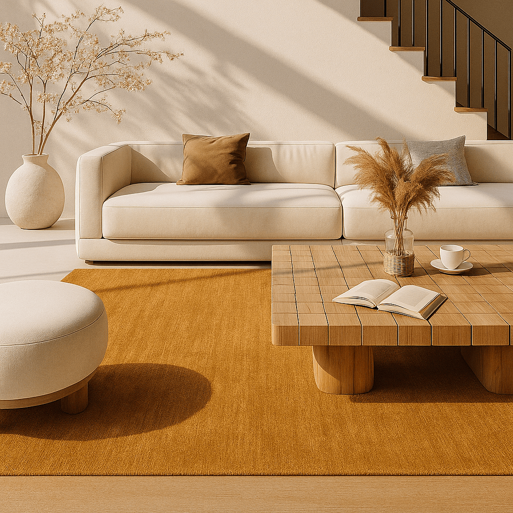 Tapis Marigold | Laine de luxe tissée à la main
