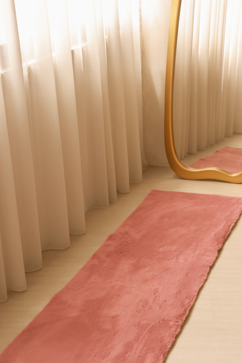 Tapis rose mauve | Série Cloud Fur
