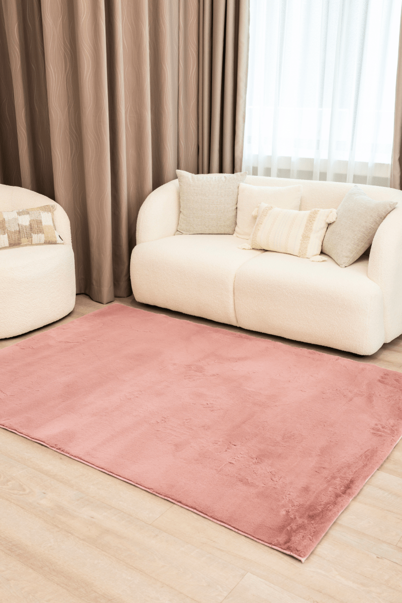 Tapis rose mauve | Série Cloud Fur