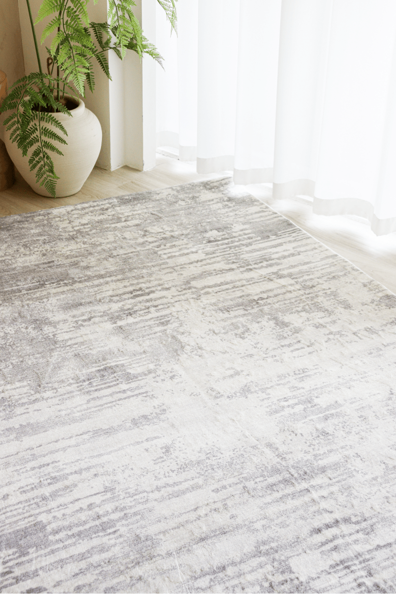 Tapis Silver Frost | Moderne | Série Polyfibre Cachemire