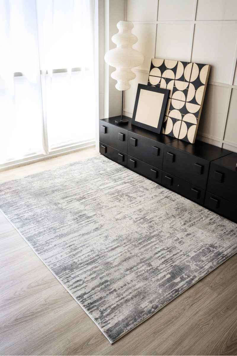 Tapis Silver Frost | Moderne | Série Polyfibre Cachemire