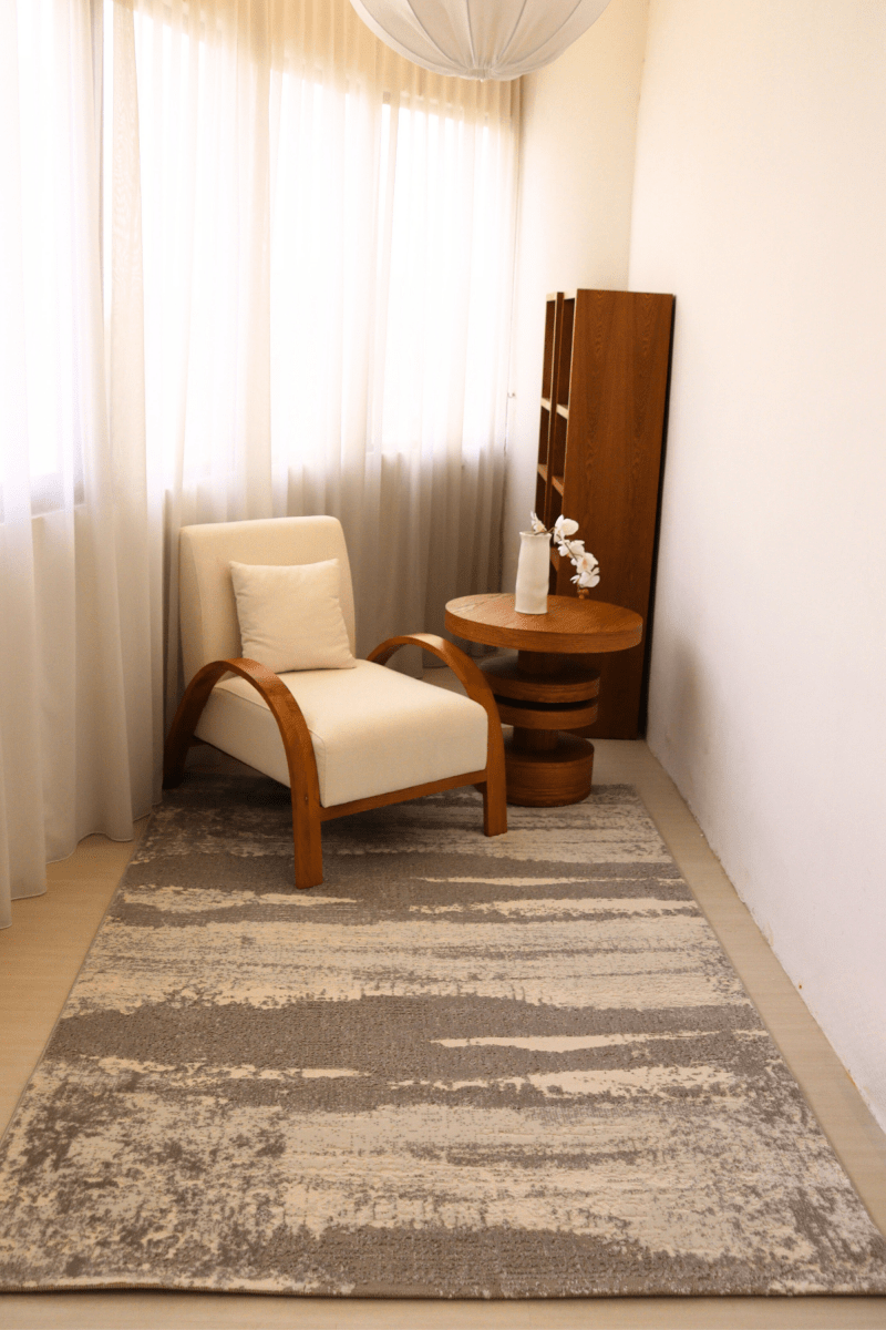 Tapis de luxe Silver Tides | Série Carlton Modern