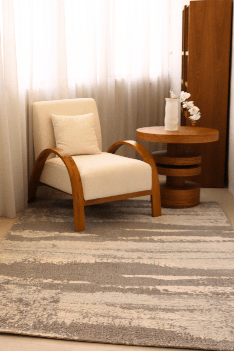 Tapis de luxe Silver Tides | Série Carlton Modern