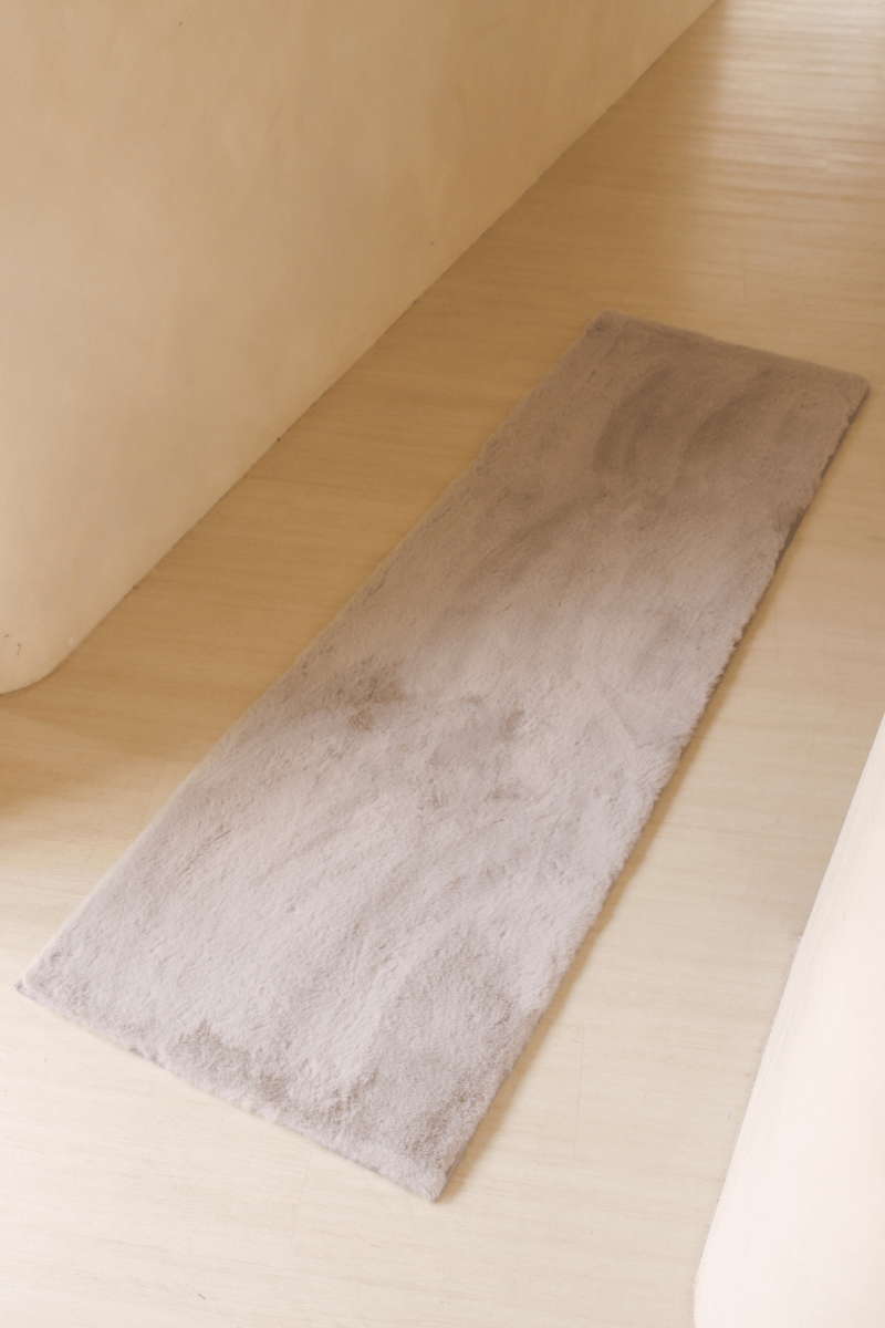 Tapis gris acier | Série Cloud Fur