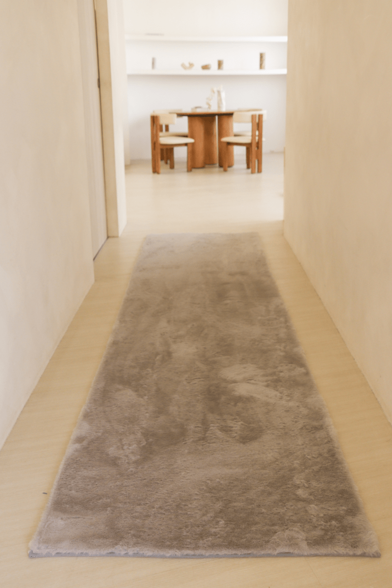 Tapis de course gris acier | Série Cloud Fur