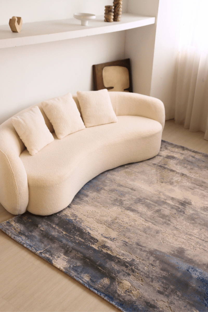 Tapis de luxe Stormy Cascade | Série Carlton Modern