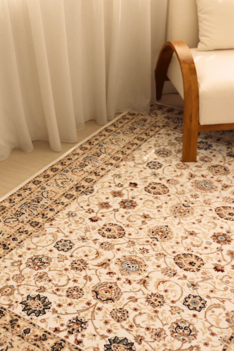 Tapis de jardin blanc | Al Safa | Série Royal Persian