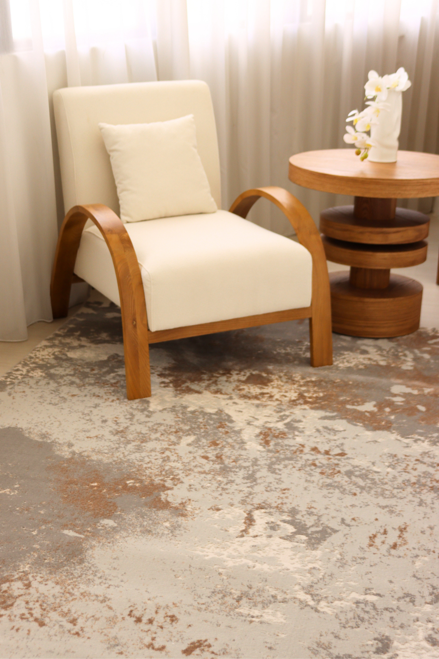 Tapis de luxe Copper Oasis | Série Carlton Modern