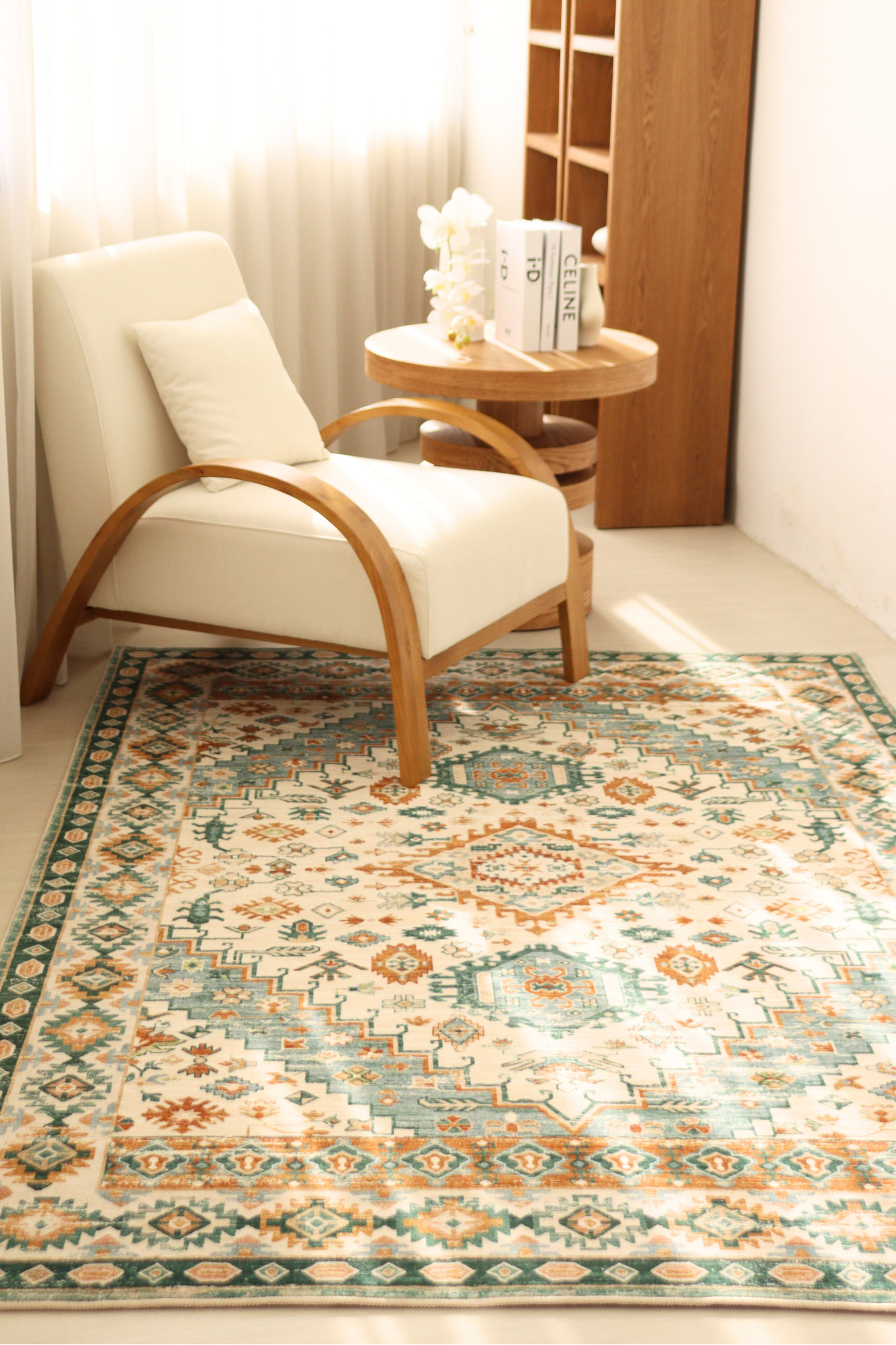Tapis Emerald Jewel | Persan | Série Polyfibre Cachemire