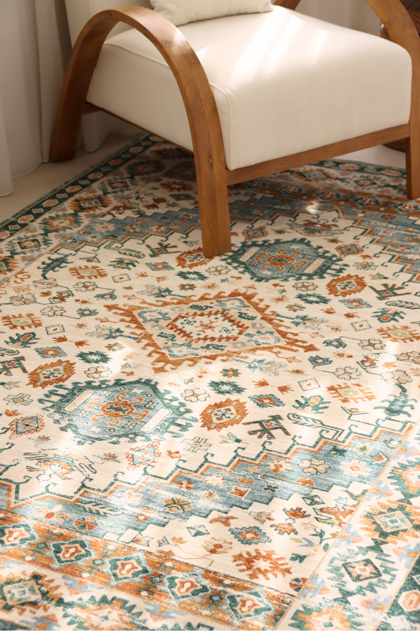 Tapis Emerald Jewel | Persan | Série Polyfibre Cachemire