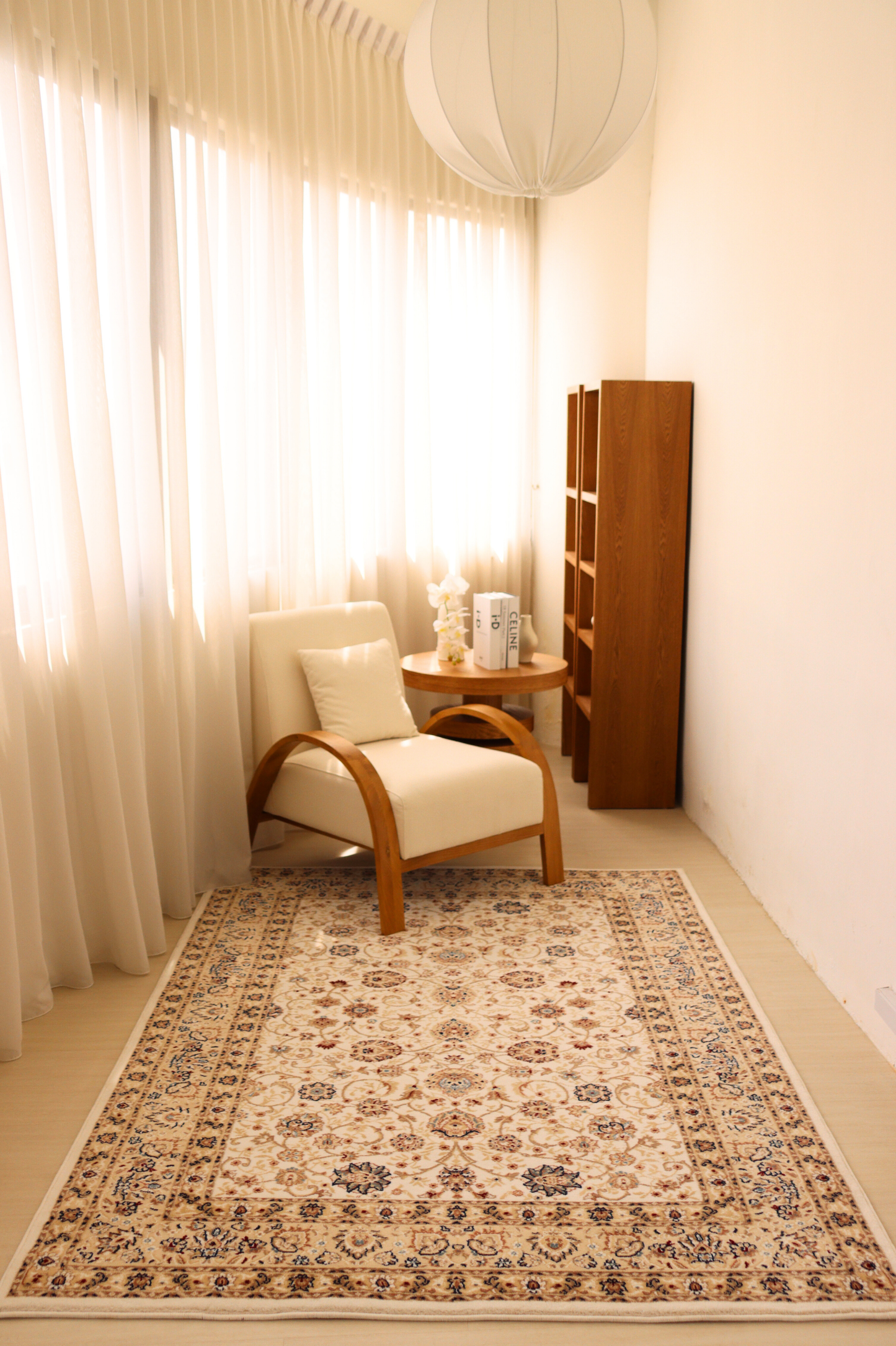 Tapis de jardin blanc | Al Safa | Série Royal Persian