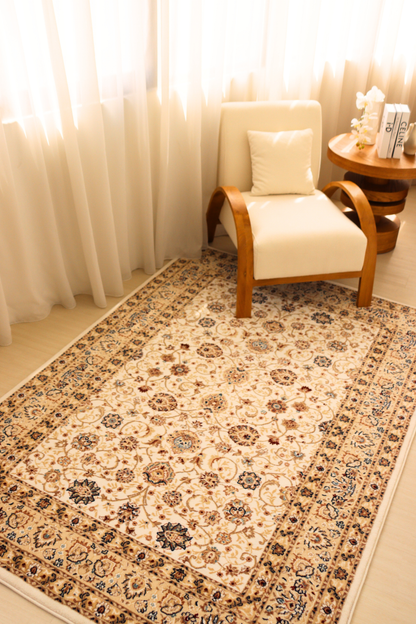 Tapis de jardin blanc | Al Safa | Série Royal Persian