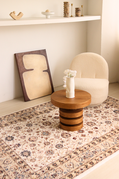 Tapis de jardin blanc | Al Safa | Série Royal Persian