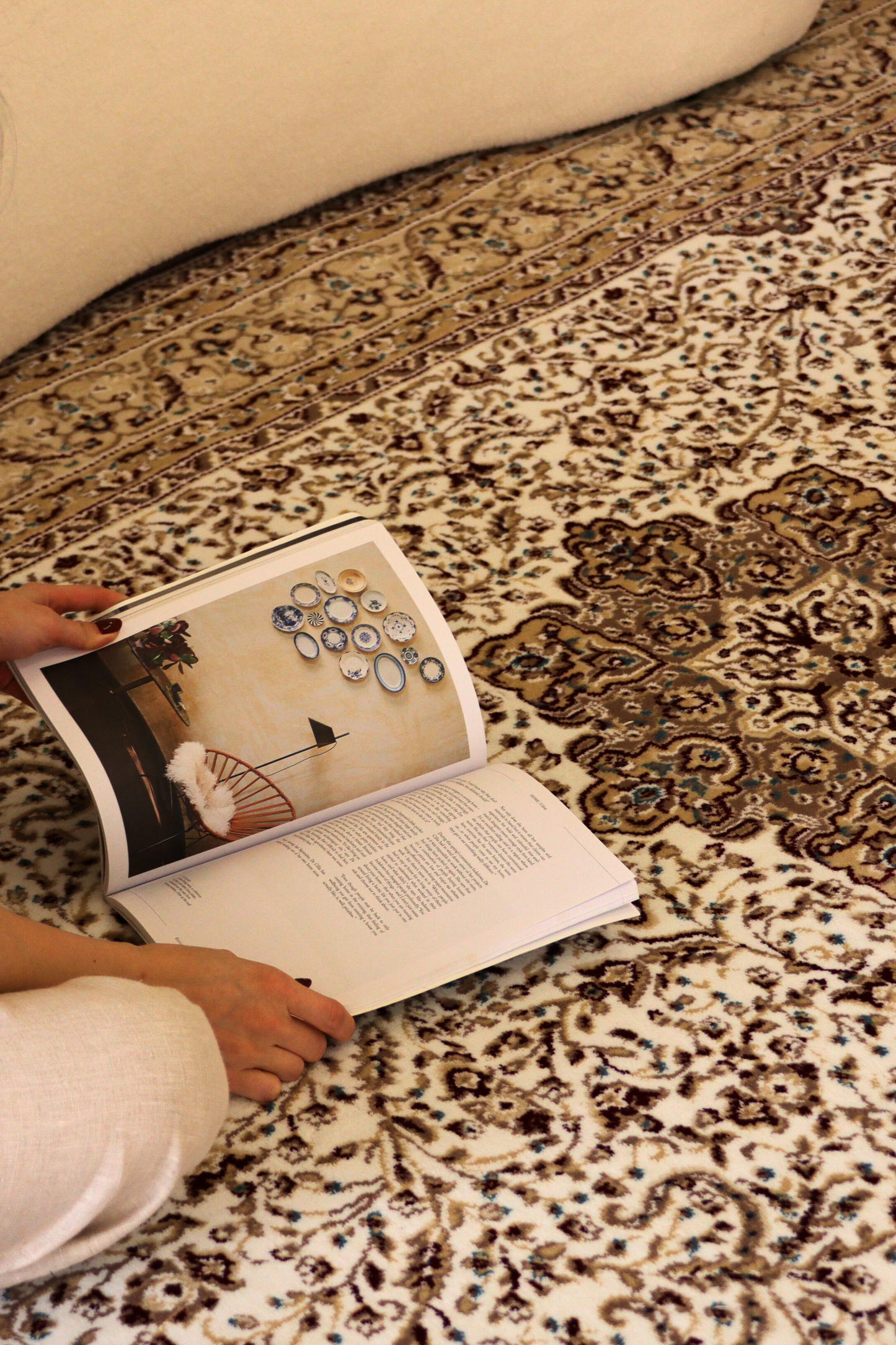 Tapis ottoman blanc | Al Safa | Série Royal Persian