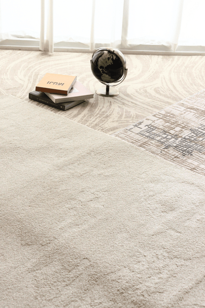 Tapis crème alpine | Série Essentiels intemporels