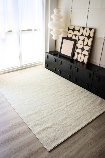 Tapis crème alpine | Série Essentiels intemporels