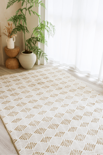 Tapis Amber Shell | Scandinave | Série Polyfibre Cachemire