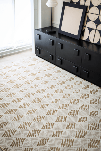 Tapis Amber Shell | Scandinave | Série Polyfibre Cachemire