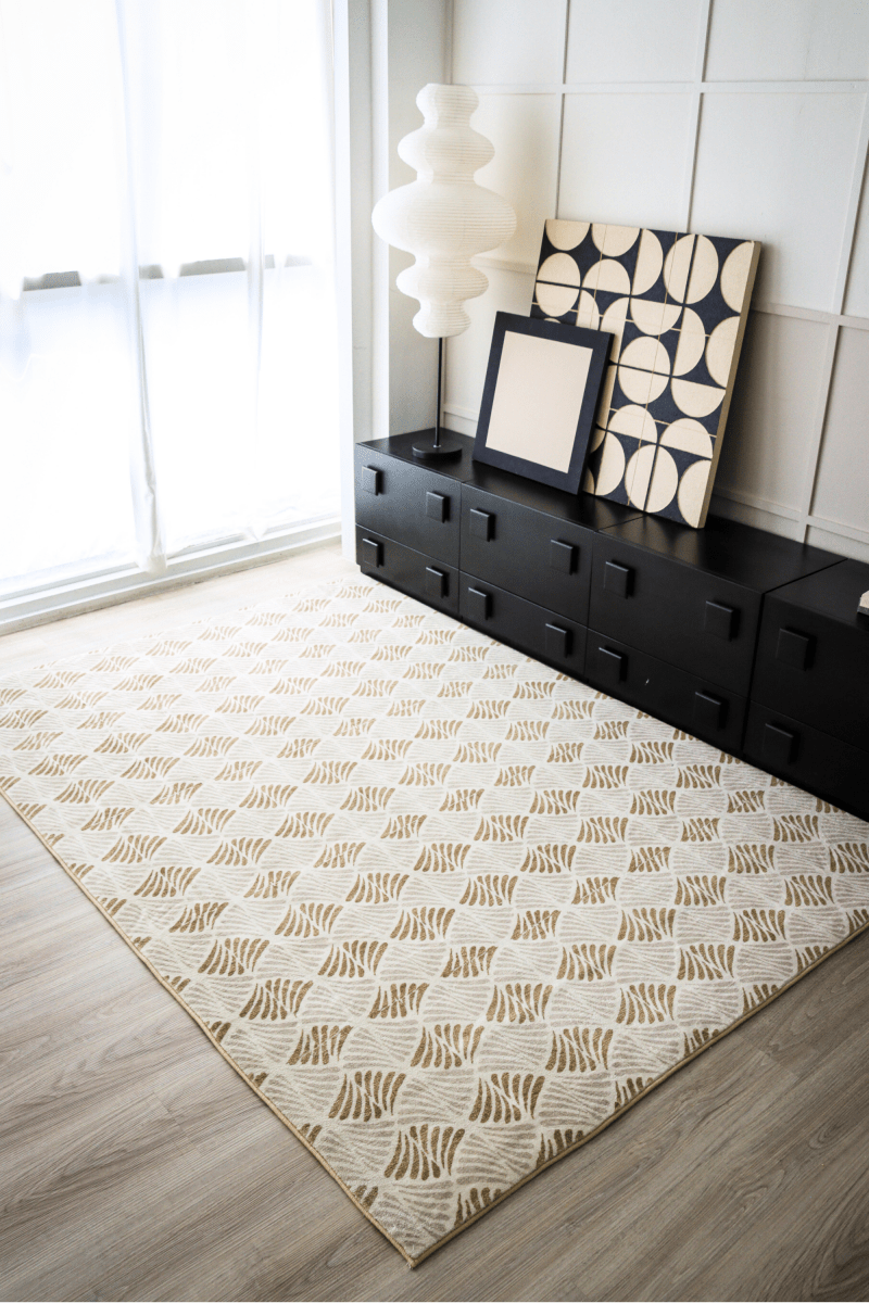 Tapis Amber Shell | Scandinave | Série Polyfibre Cachemire