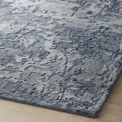 Tapis Arctic Dusk | Laine et soie de luxe, noué à la main
