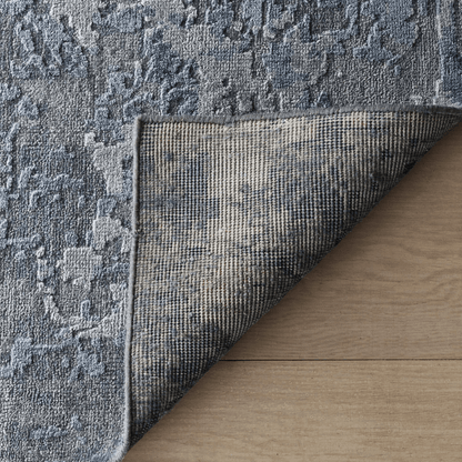 Tapis Arctic Dusk | Laine et soie de luxe, noué à la main