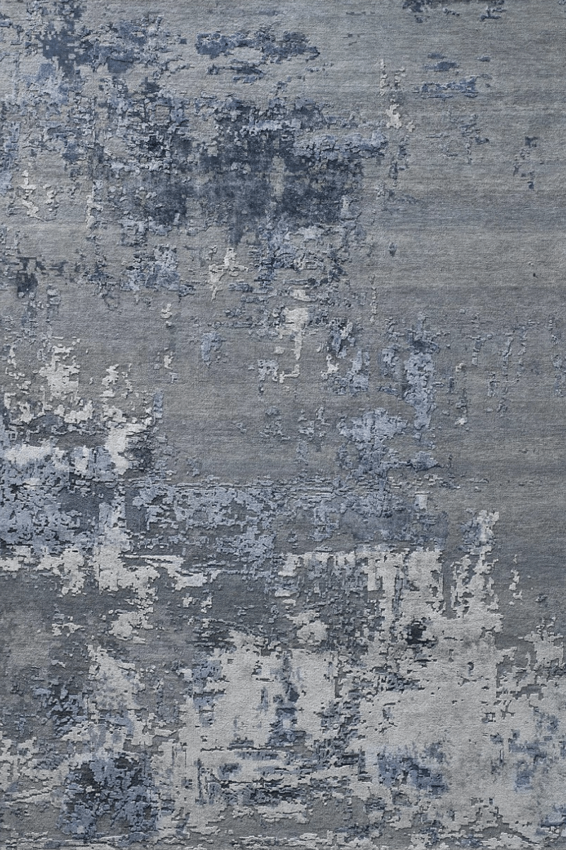 Tapis Arctic Dusk | Laine et soie de luxe, noué à la main