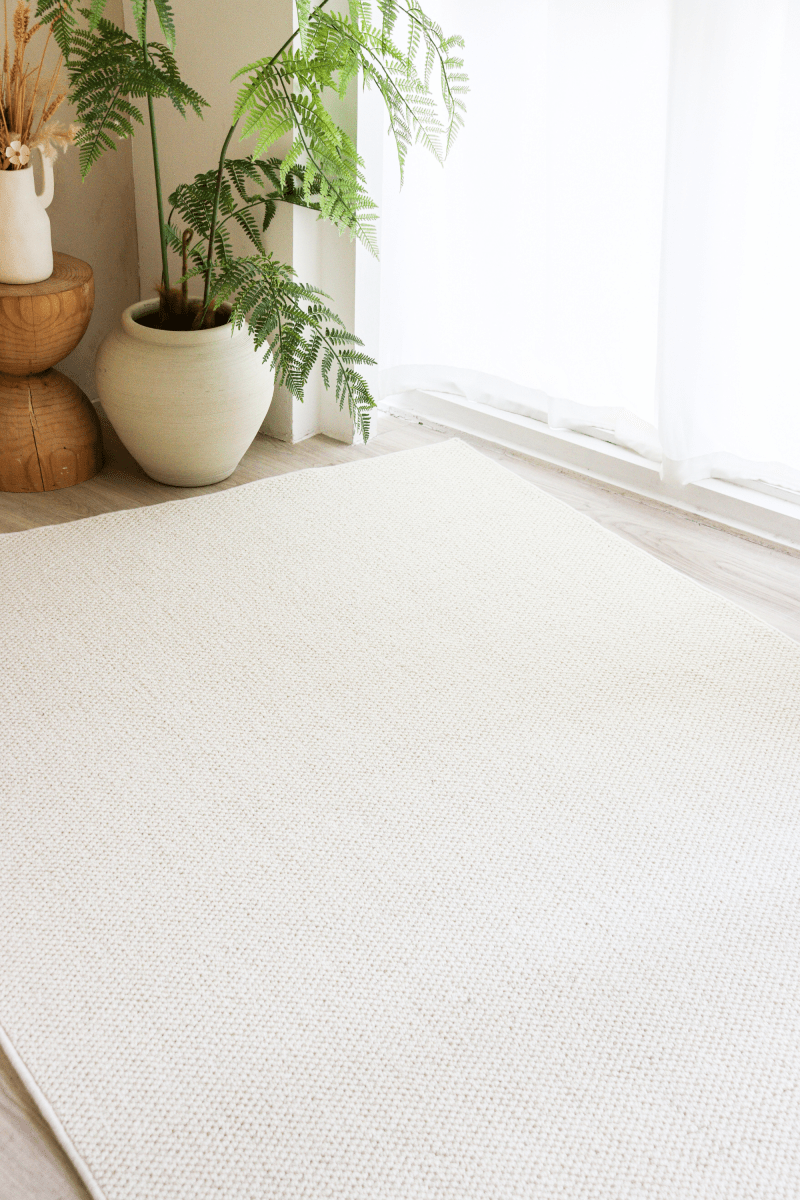 Tapis bouclé crème | Série Earth