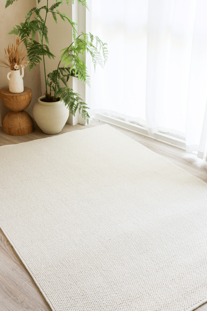 Tapis bouclé crème | Série Earth