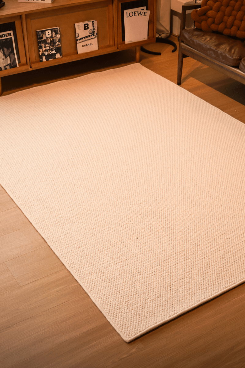 Tapis bouclé crème | Série Earth