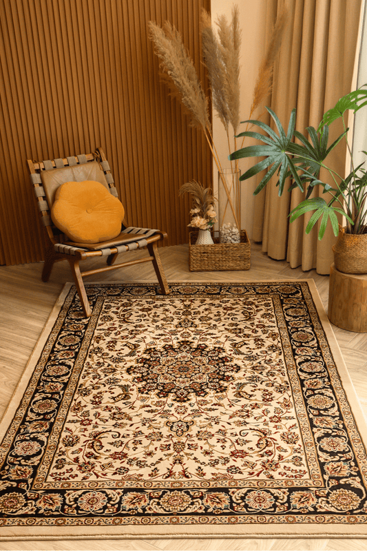 Tapis persan crème | Ankara | Série Royal Persian