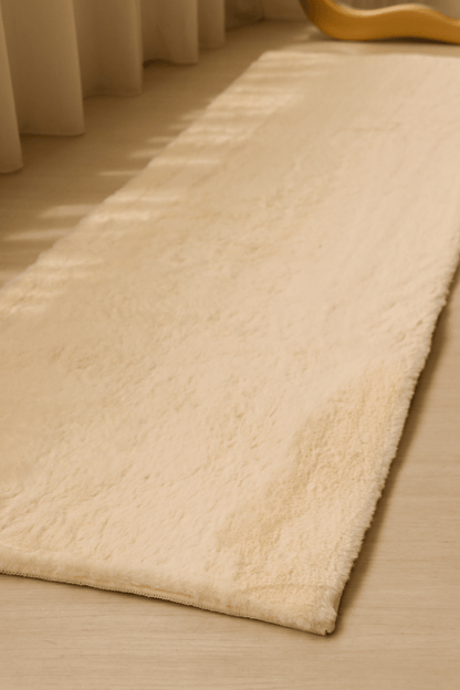 Tapis blanc crème | Série Cloud Fur