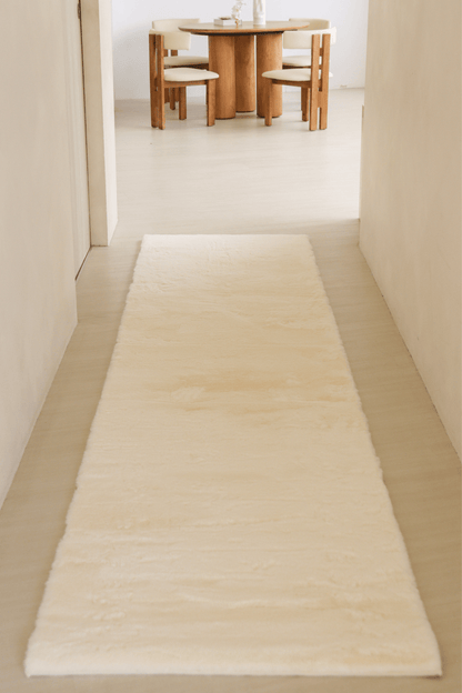 Tapis blanc crème | Série Cloud Fur