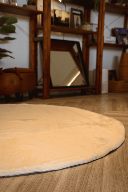 Tapis blanc crème | Série Cloud Fur