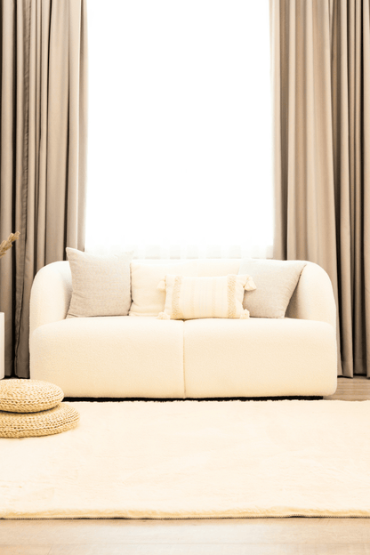 Tapis blanc crème | Série Cloud Fur