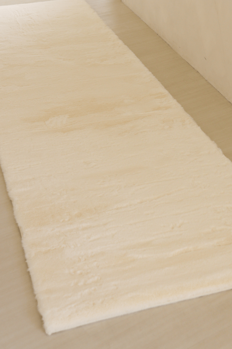 Tapis blanc crème | Série Cloud Fur