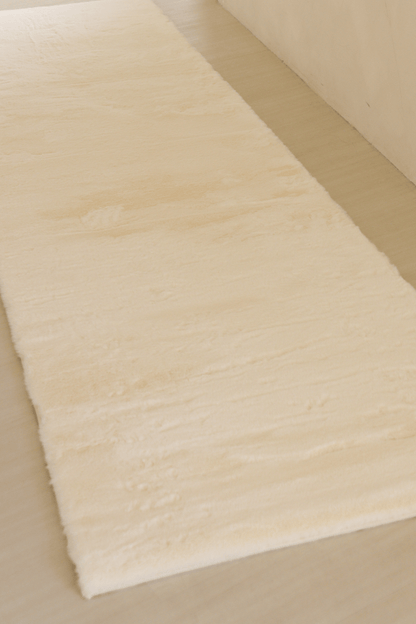 Tapis blanc crème | Série Cloud Fur