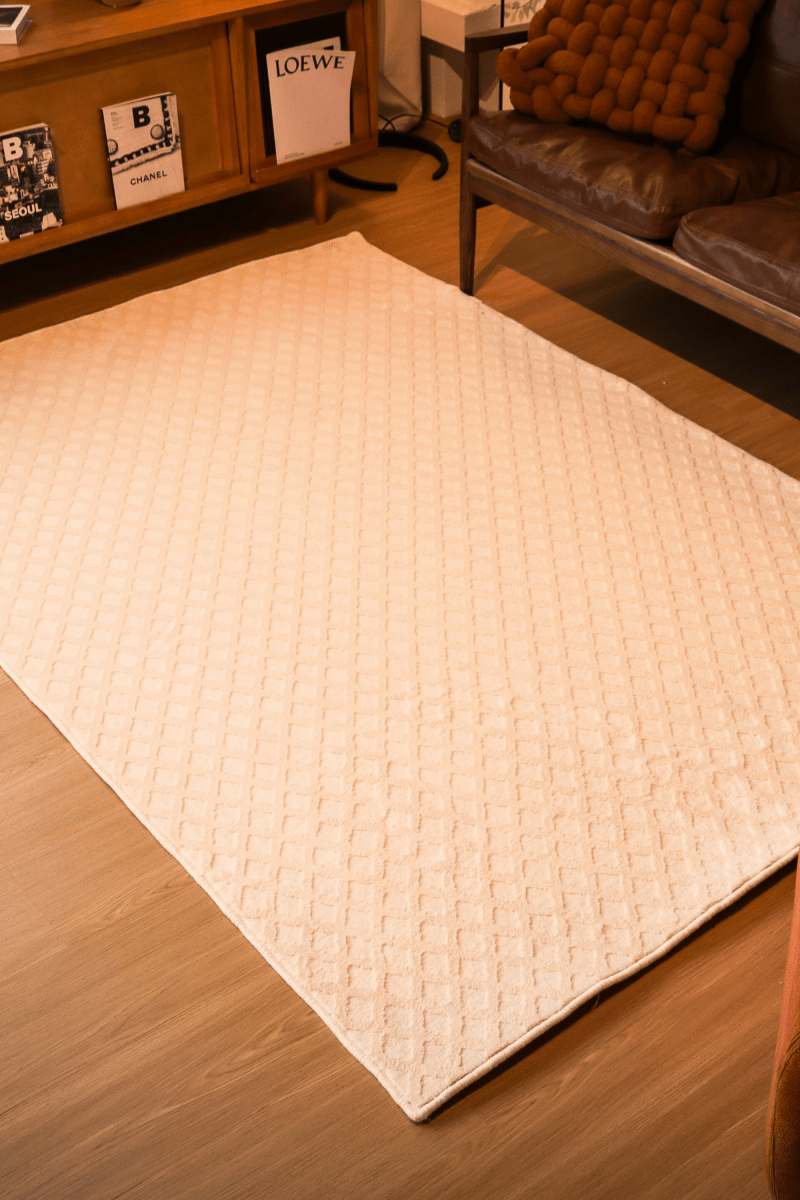 Tapis Diamond Cream | Série Wilton Dyed