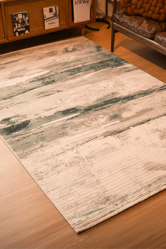 Tapis de luxe Emerald Drift | Série Carlton Modern 