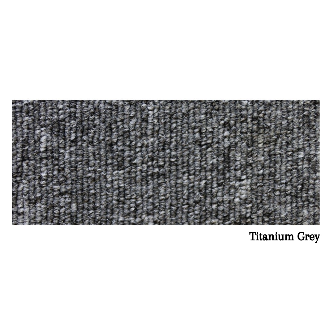 Essentiel | Gris titane | Dalles de moquette pour bureau